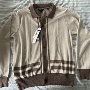 The Report Collection Cashmere Touch Mens Sweater size large NWT